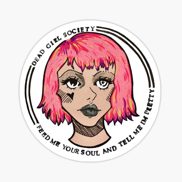 Dead Girl Society: Feed Me Your Soul Sticker