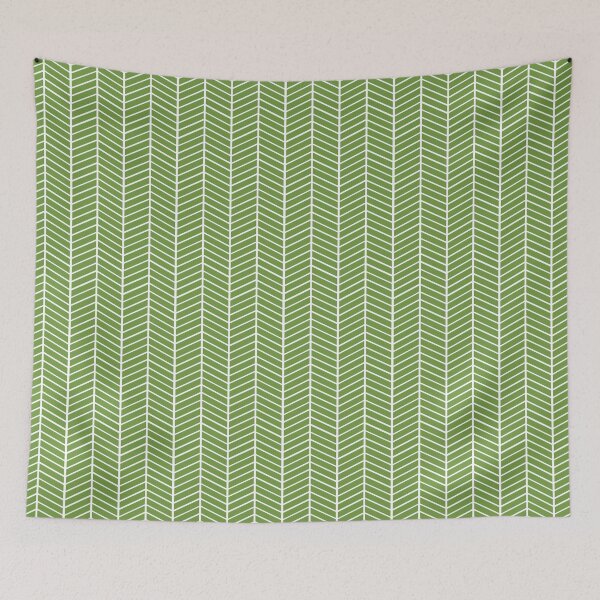 Item preview, Vibrant Green Chevron Lined Inverted Pattern designed and sold by Eatmyshirtz.