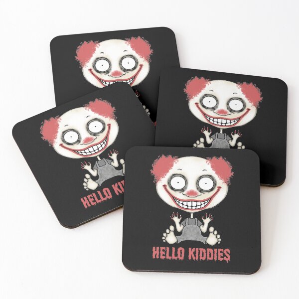 Aperçu de l'œuvre CREEPY CUTE CLOWN pour HALLOWEEN créée et vendue par wiboandbear.