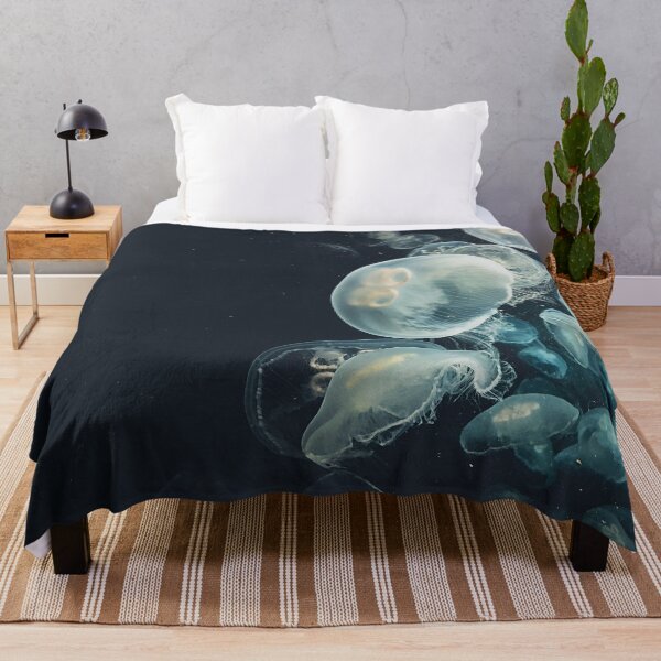 Item preview, Smack of White Jellyfishes - Ocean Life designed and sold by ColorfulMystic.