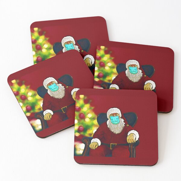 Item preview, Santa With Face Mask - Christmas 2020 designed and sold by ravishdesigns.