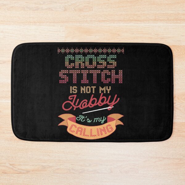 Item preview, Cross Stitch Is Not My Hobby It's My Calling | Needlepoint designed and sold by Dancing Dolphin Crafts.