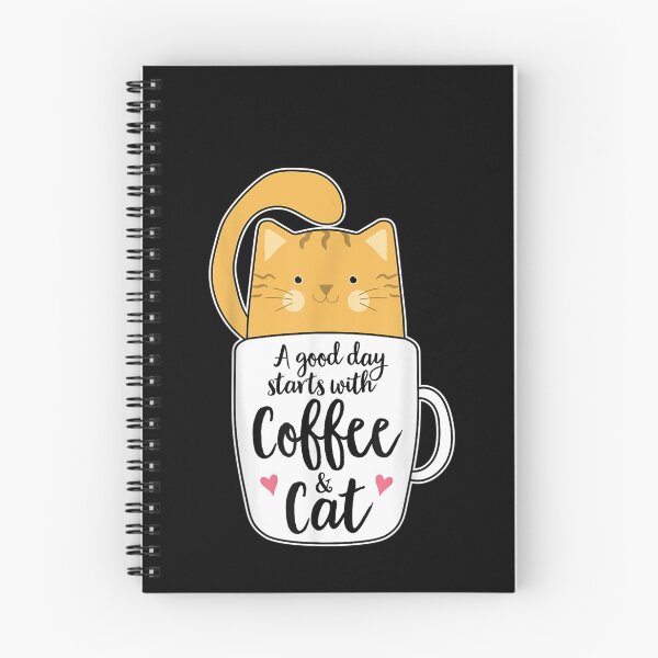 Item preview, A good day starts with coffee & cat designed and sold by HenryHansons.