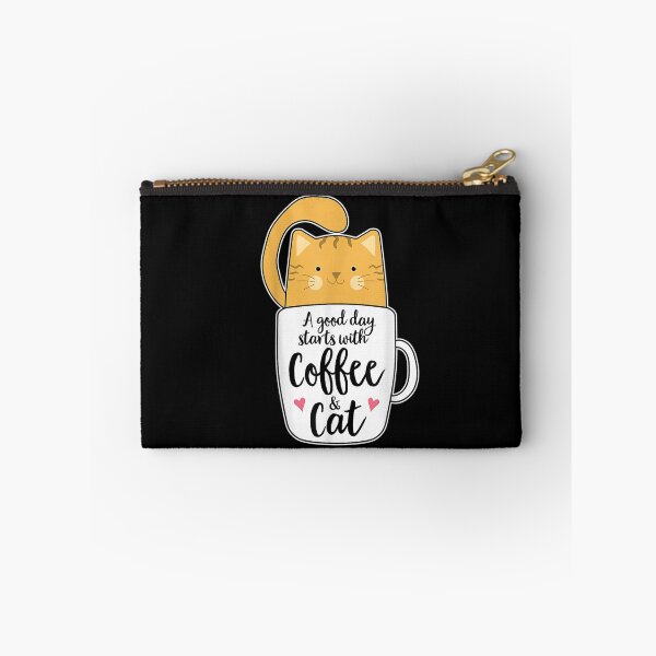 Item preview, A good day starts with coffee & cat designed and sold by HenryHansons.