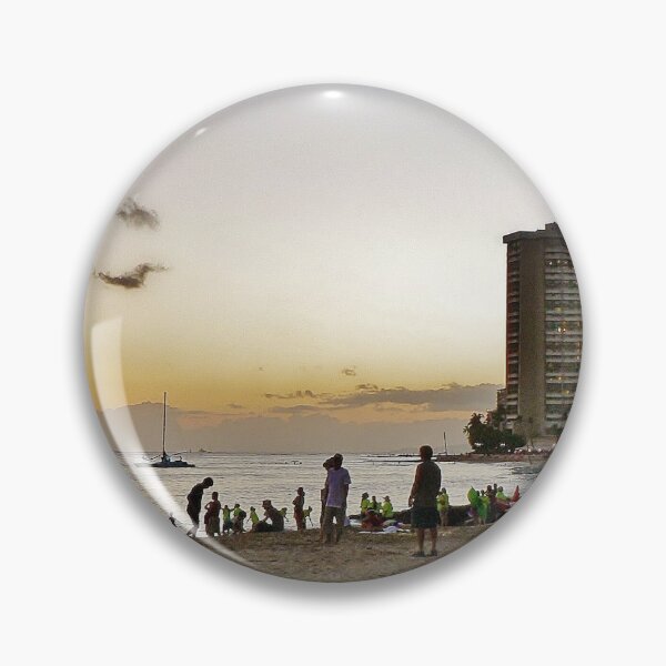 Item preview,  Waikiki Beach at Sunset designed and sold by Martha Sherman.