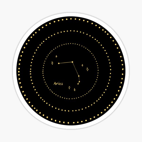 Aries Constellation Sticker