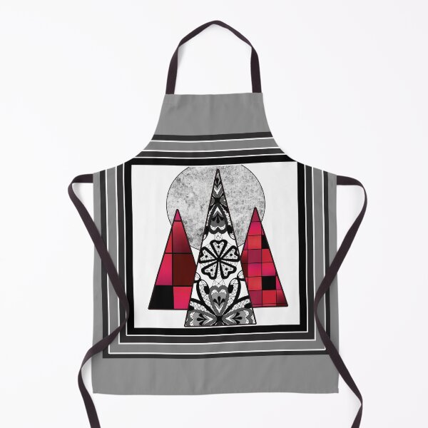 Item preview, Art design geometric pattern in black,grey and red tones. designed and sold by fuzzyfox.