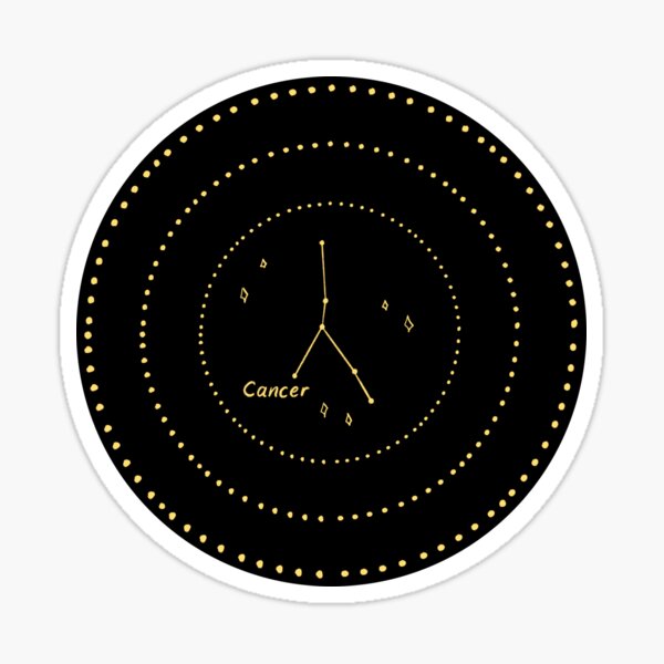 Cancer Constellation Sticker