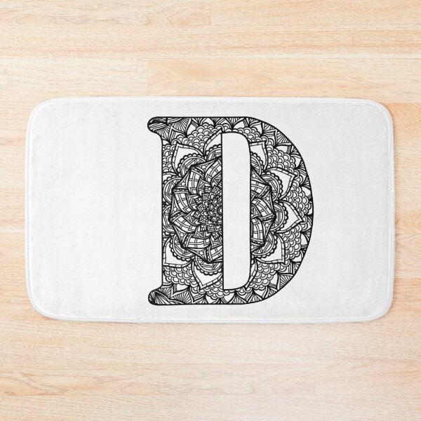 Item preview, Mandala Letter D designed and sold by lizashev.