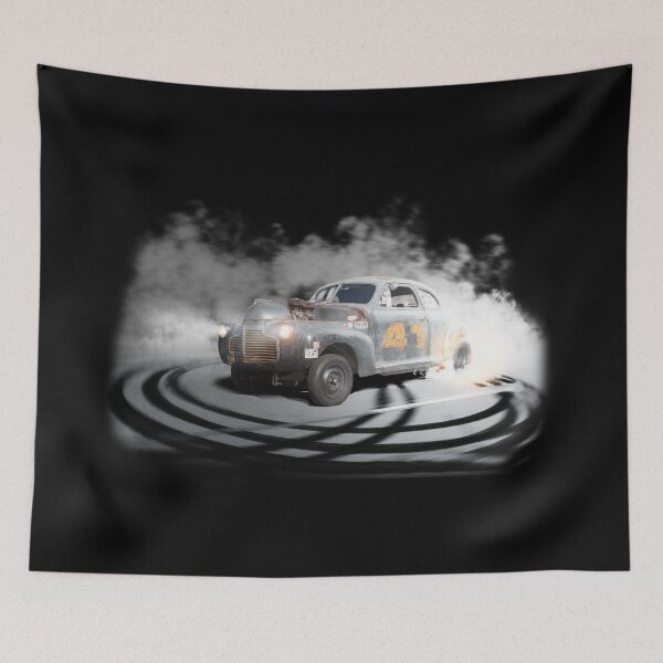 Item preview, 1941 Chevy Gasser Hot Rod Doing Burnout (for dark product) designed and sold by lensesandwheels.