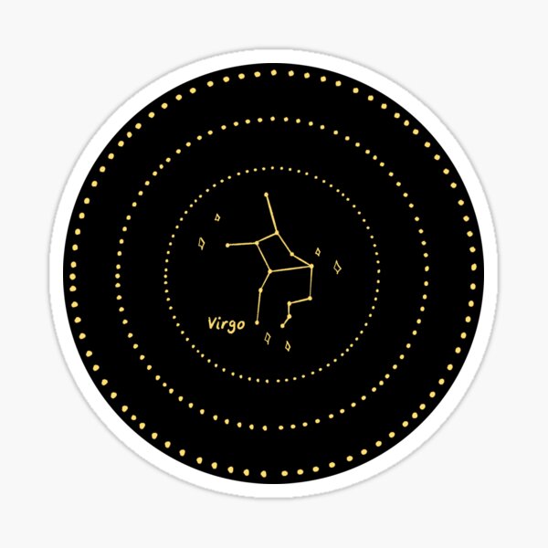 Virgo Constellation Sticker