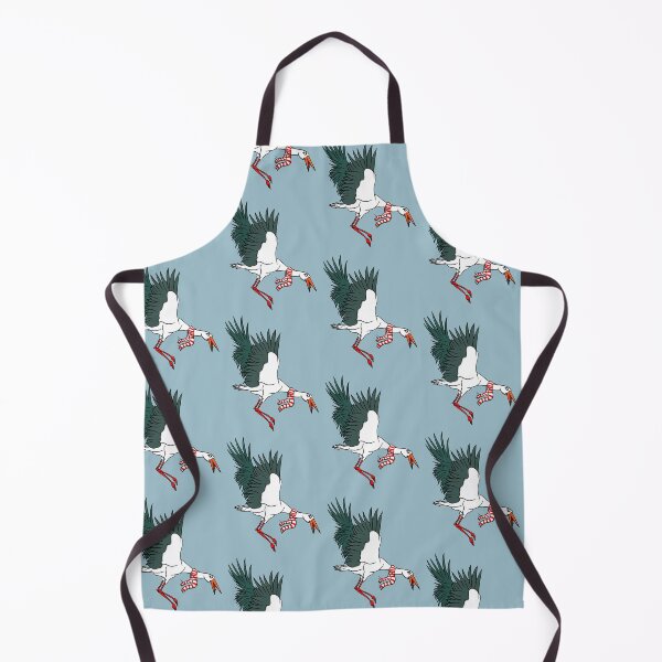 Item preview, Crane Wearing A Scarf designed and sold by piedaydesigns.
