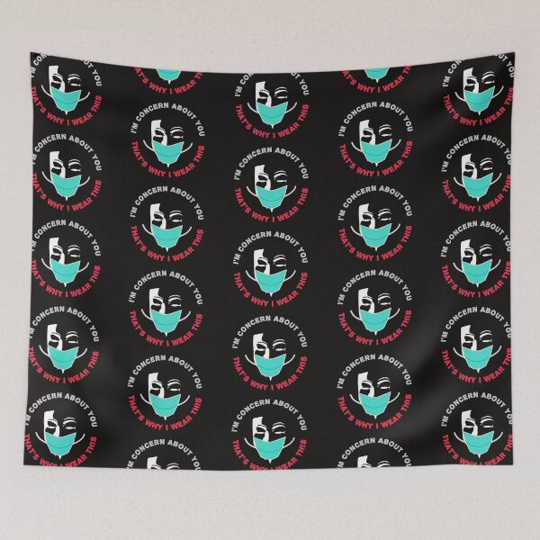 Item preview, Funny Mask I'm Concern About You That's Why I Wear This , Mask Gift Design designed and sold by leo121687.
