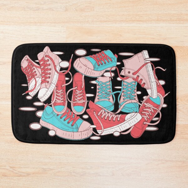 Item preview, Red and blue vintage sneakers design designed and sold by smARTwork.
