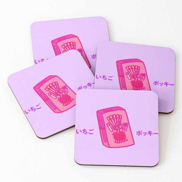 Item preview, Cute Cyberpunk Neon Pink Strawberry Pocky designed and sold by yazonlin.