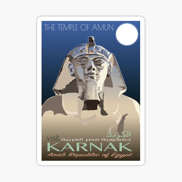 Visit Karnak Sticker