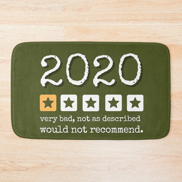 Item preview, 2020 One Star Rating-2020 Review designed and sold by The Little Wood Cottage.