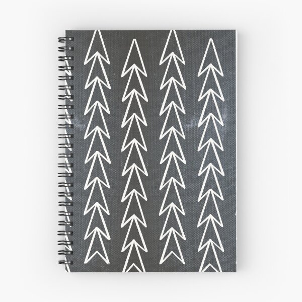 Item preview, Mudcloth Black Arrows Shapes in White designed and sold by Eva Camacho-Sanchez.