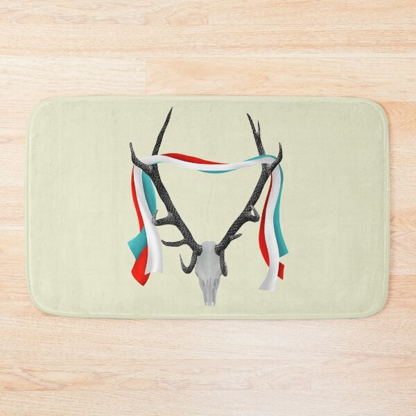 Item preview, Deer Head With Patriotic Ribbons designed and sold by piedaydesigns.
