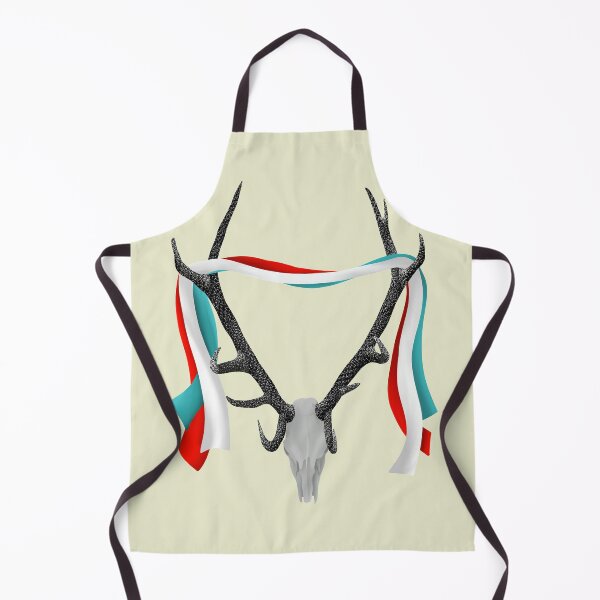 Item preview, Deer Head With Patriotic Ribbons designed and sold by piedaydesigns.