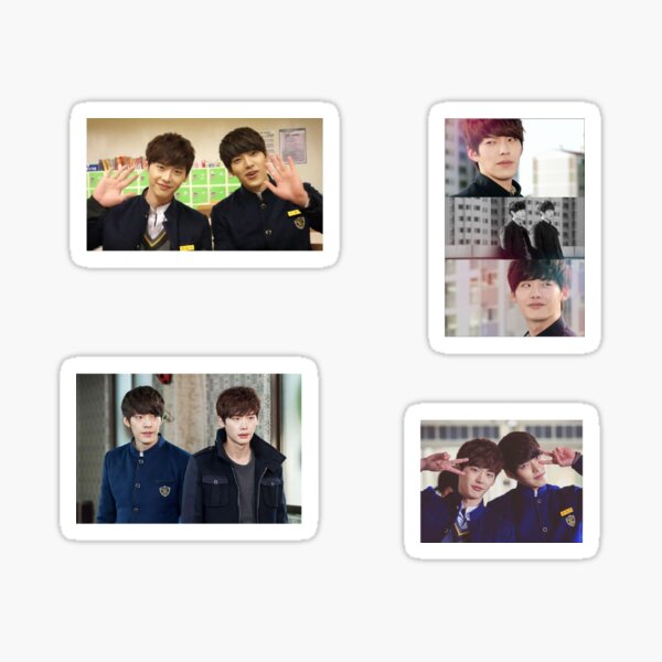 Lee Jong Suk + Kim Woo Bin Couple Stickers Sticker