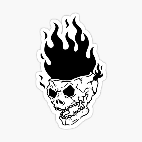 "Hot Headed " Sticker by G00dlands Redbubble