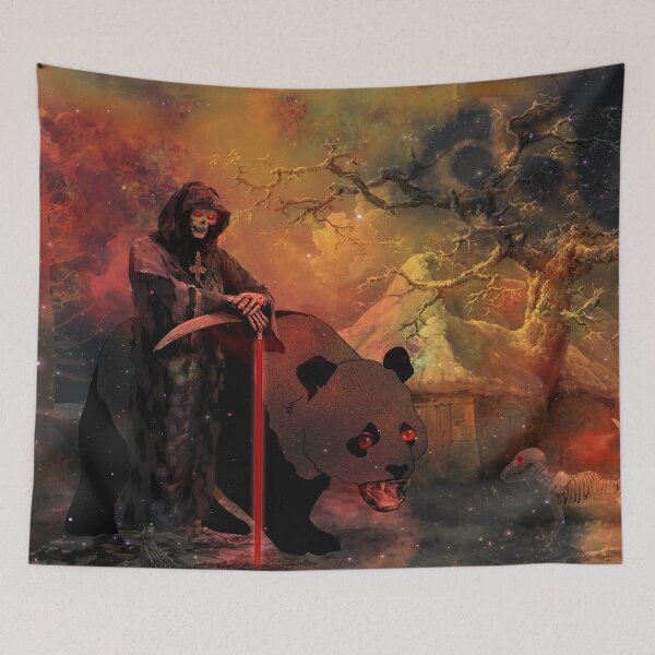 Item preview, skeleton and giant panda in the snow designed and sold by Astralia.