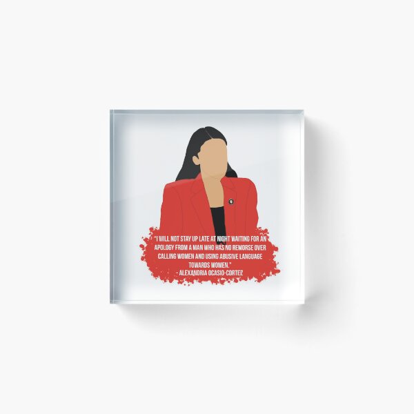 Item preview, Alexandria Ocasio-Cortez Speech designed and sold by ismuggleturtles.