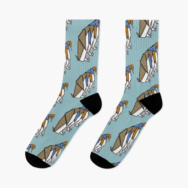 Item preview, Patterned Origami Emperor Penguins designed and sold by piedaydesigns.