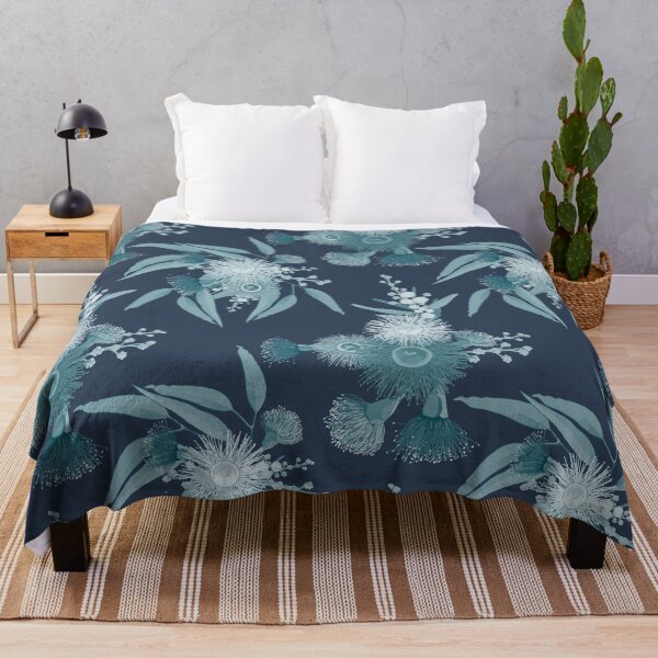 Item preview, Eucalyptus Blue Bloom - Monochromatic Blue Color Palette designed and sold by Sketchbook Designs.