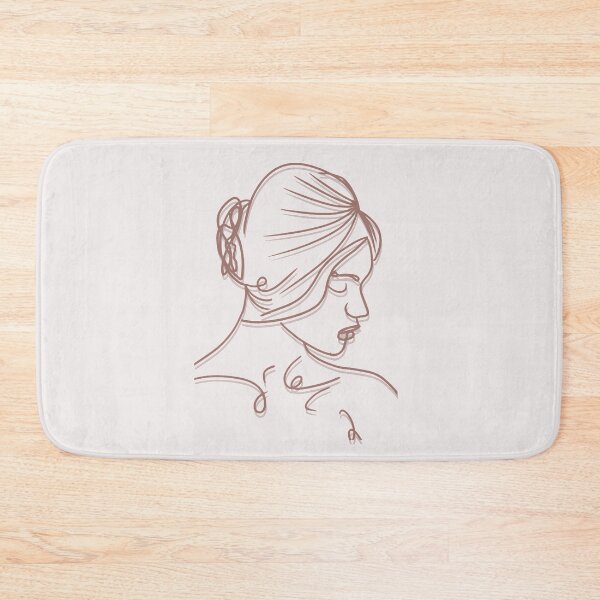 Item preview, Side Profile Woman Line Art designed and sold by Alexandra Renee.