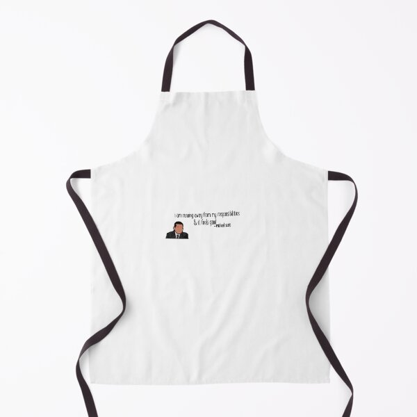 Item preview, "I am running away from my responsibilities & it feels good" -Michael Scott designed and sold by kaylanettleton.