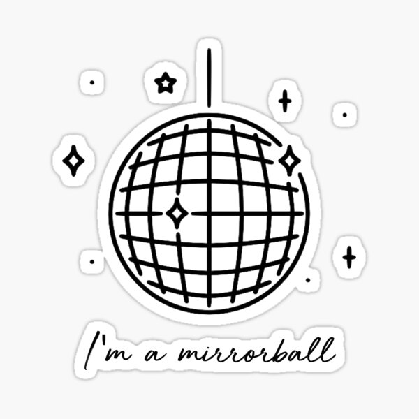 "Mirrorball Folklore Taylor Swift" Sticker for Sale by Asraeyla Redbubble