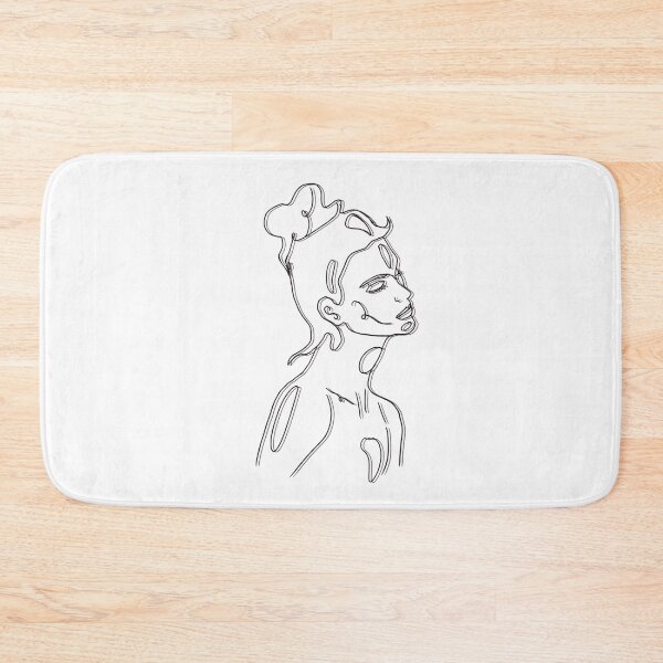 Item preview, Elegant Woman with Bun Line Art designed and sold by Alexandra Renee.