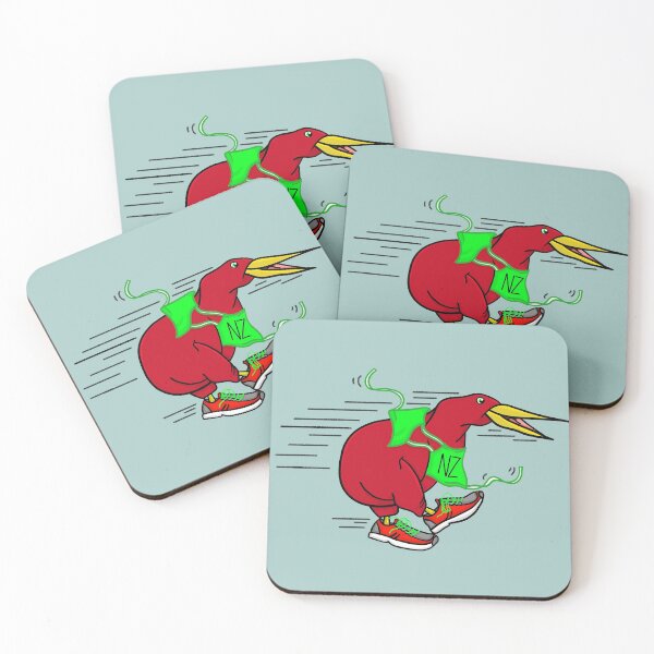 Item preview, Cute Kiwi Running cartoon designed and sold by piedaydesigns.