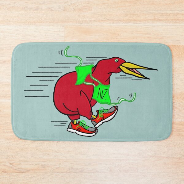 Item preview, Cute Kiwi Running cartoon designed and sold by piedaydesigns.