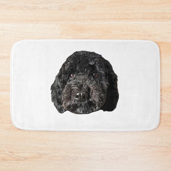 Item preview, Cockapoo Cockerpoo Black Puppy Dog designed and sold by ElegantCat.