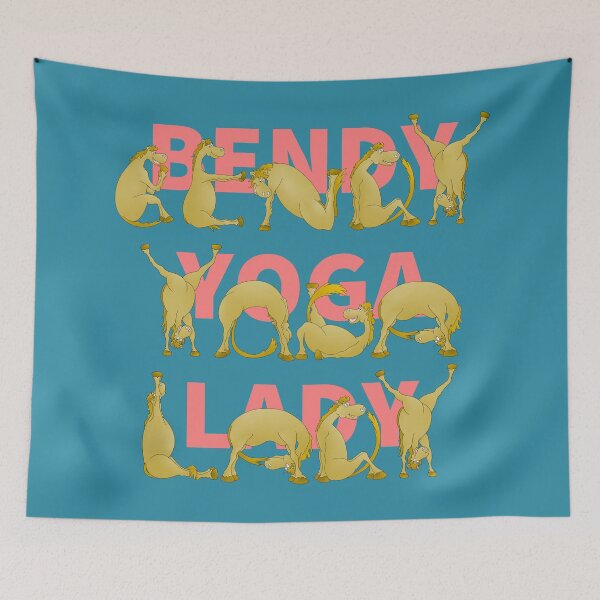 Item preview, Bendy Yoga Lady Yogini Pony designed and sold by piedaydesigns.