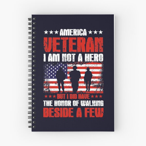Item preview, America veteran US Flag i am not a hero Vintage Distressed designed and sold by mmos.