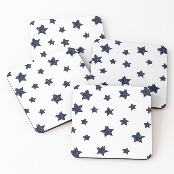 Item preview, Navy Sparkles Mini Stars  designed and sold by ryederosa.