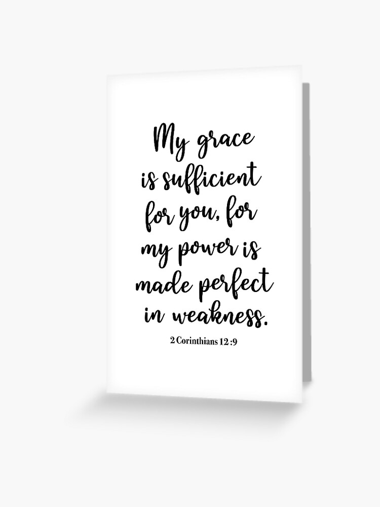 My Grace Is Sufficient For You {Card} My Grace Is Sufficient For You {Card}