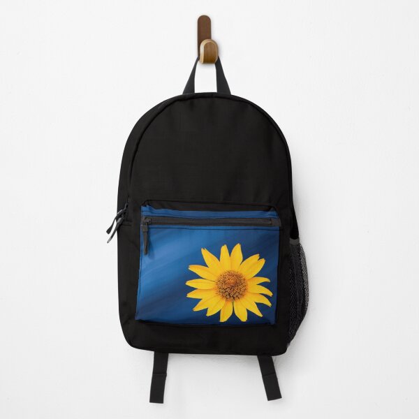 Item preview, Yellow Flower on a Blue Background designed and sold by Alaskandreamer.