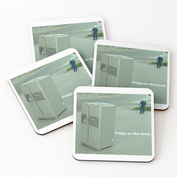 Item preview, Fridge on the street. designed and sold by SomeStaleBread.