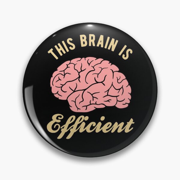 Item preview, Brain Drawing - This Brain Is Efficient designed and sold by CanadianUnicorn.