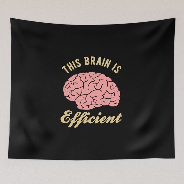 Item preview, Brain Drawing - This Brain Is Efficient designed and sold by CanadianUnicorn.
