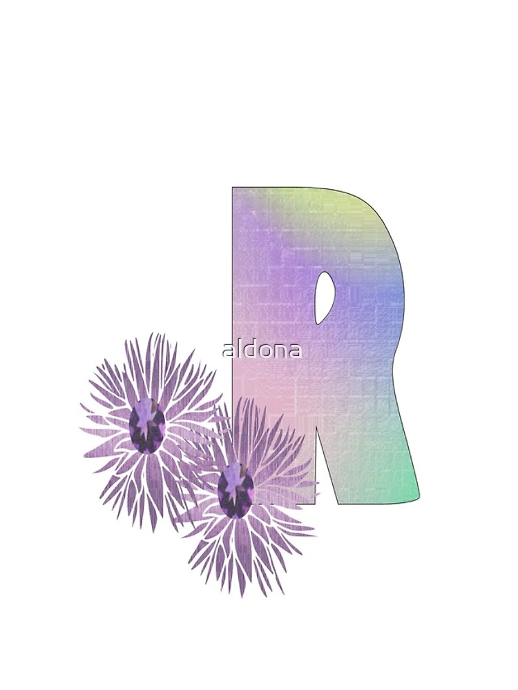 Thumbnail 4 of 4, iPhone Case, Monogram R/ Abstract Geometric Pattern designed and sold by aldona.