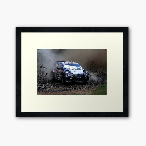Mads Ostberg - World Rally Championship Australia - Sunday 2013 Framed Art Print