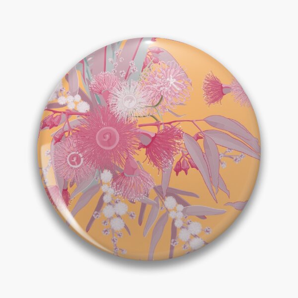 Item preview, Eucalyptus Summer Bloom -  Pink and Orange Colour Palette designed and sold by Sketchbook Designs.