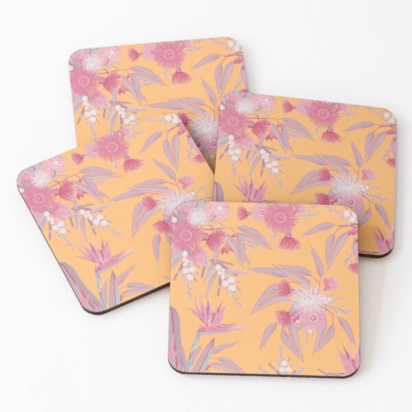 Item preview, Eucalyptus Summer Bloom -  Pink and Orange Colour Palette designed and sold by Sketchbook Designs.