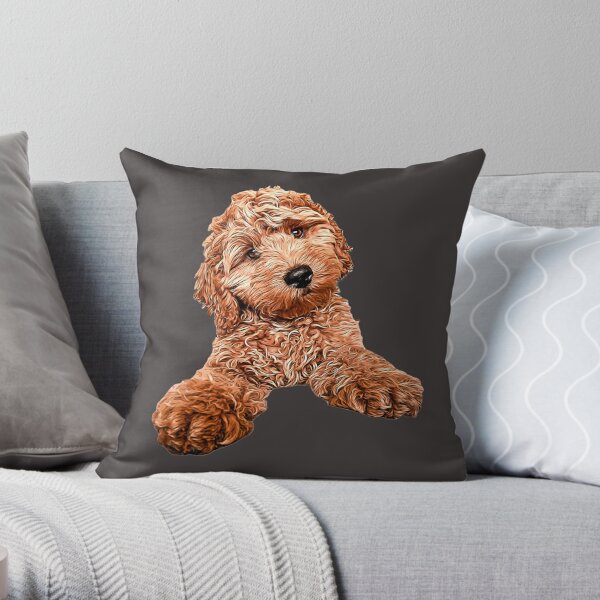 Goldendoodle christmas cheap pillow